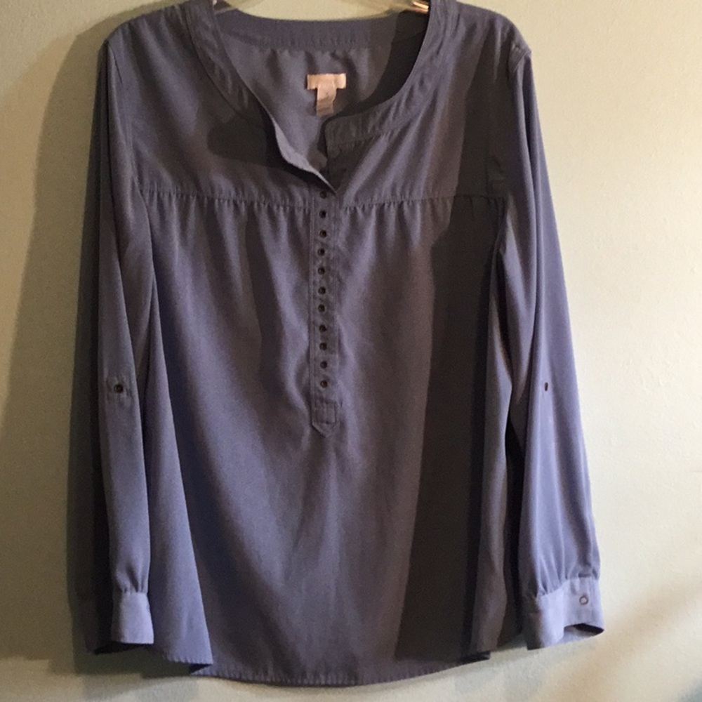Chico's Light Blue Casual Shirt